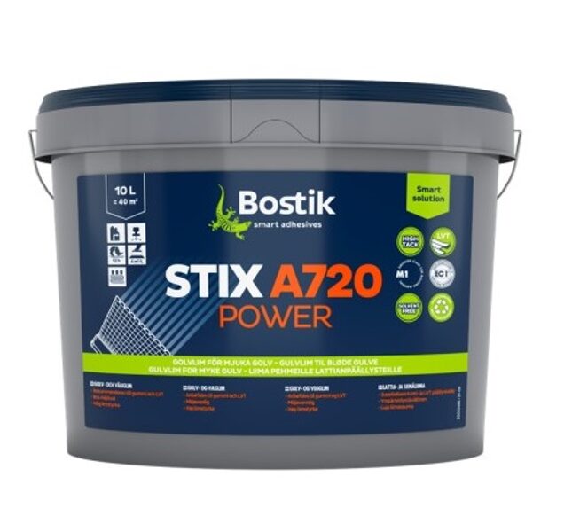 Bostik Stix A720 līme- vinilam un citiem PVC-gumijas segumiem